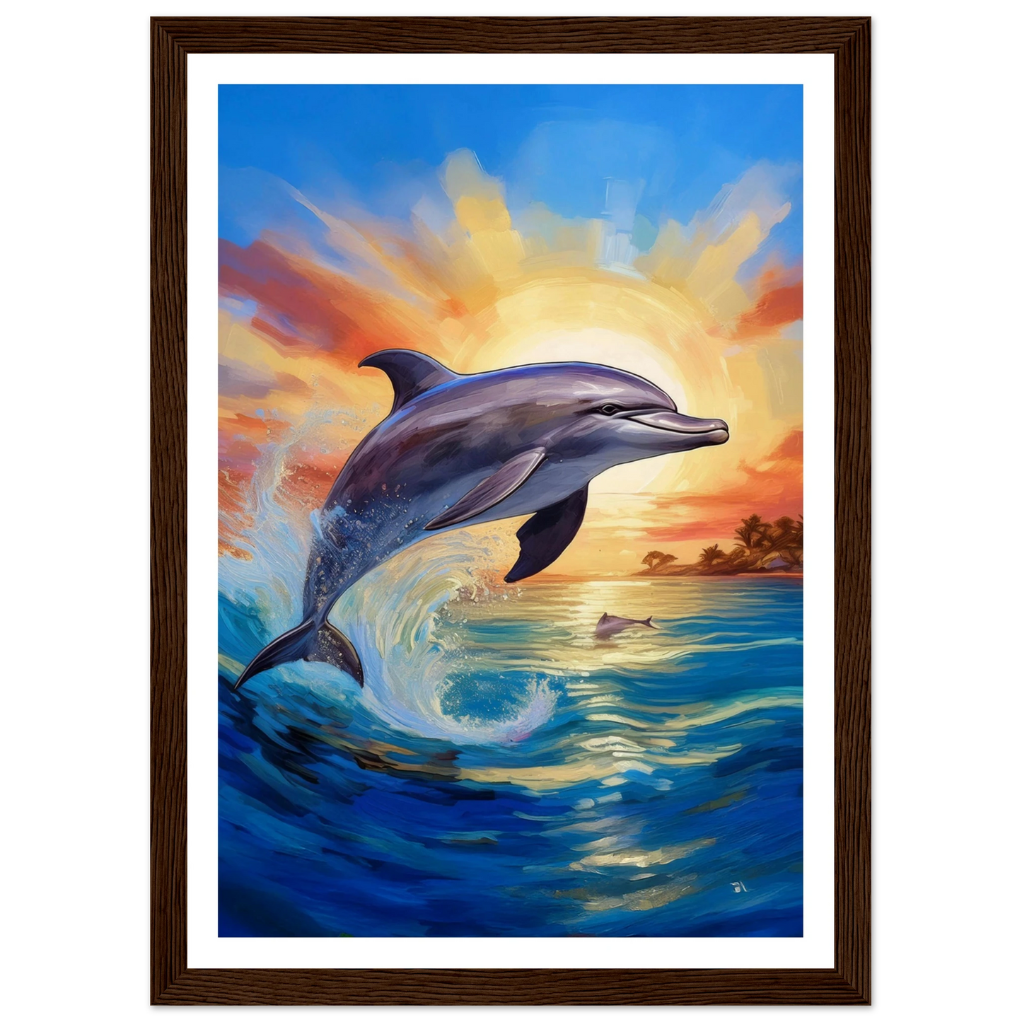 Happy Dolphine - Poster - Arthena
