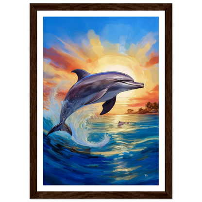 Happy Dolphine - Poster - Arthena
