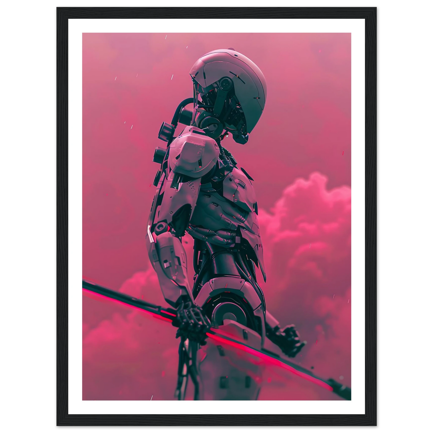 Battle Droid in the Rosy Mist - Poster - Arthena