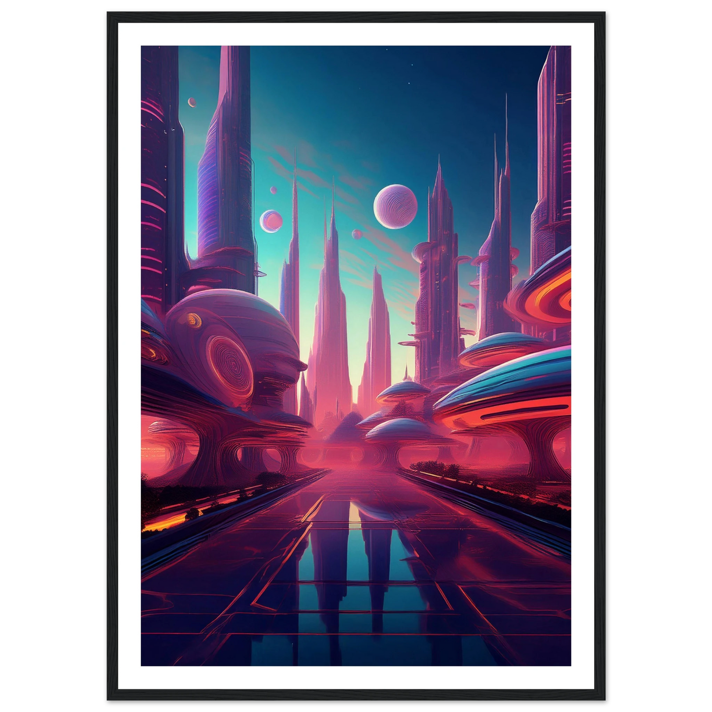 Neon Horizons - Poster - Arthena