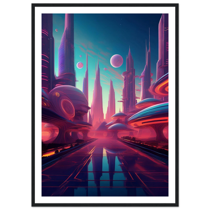 Neon Horizons - Poster - Arthena