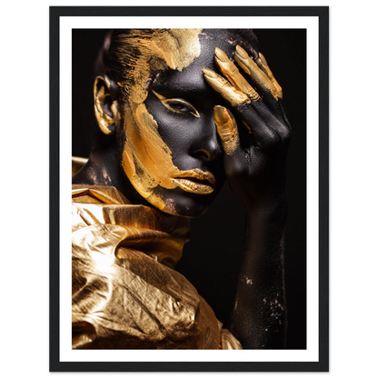 Eclipsed in gold - Poster - Arthena