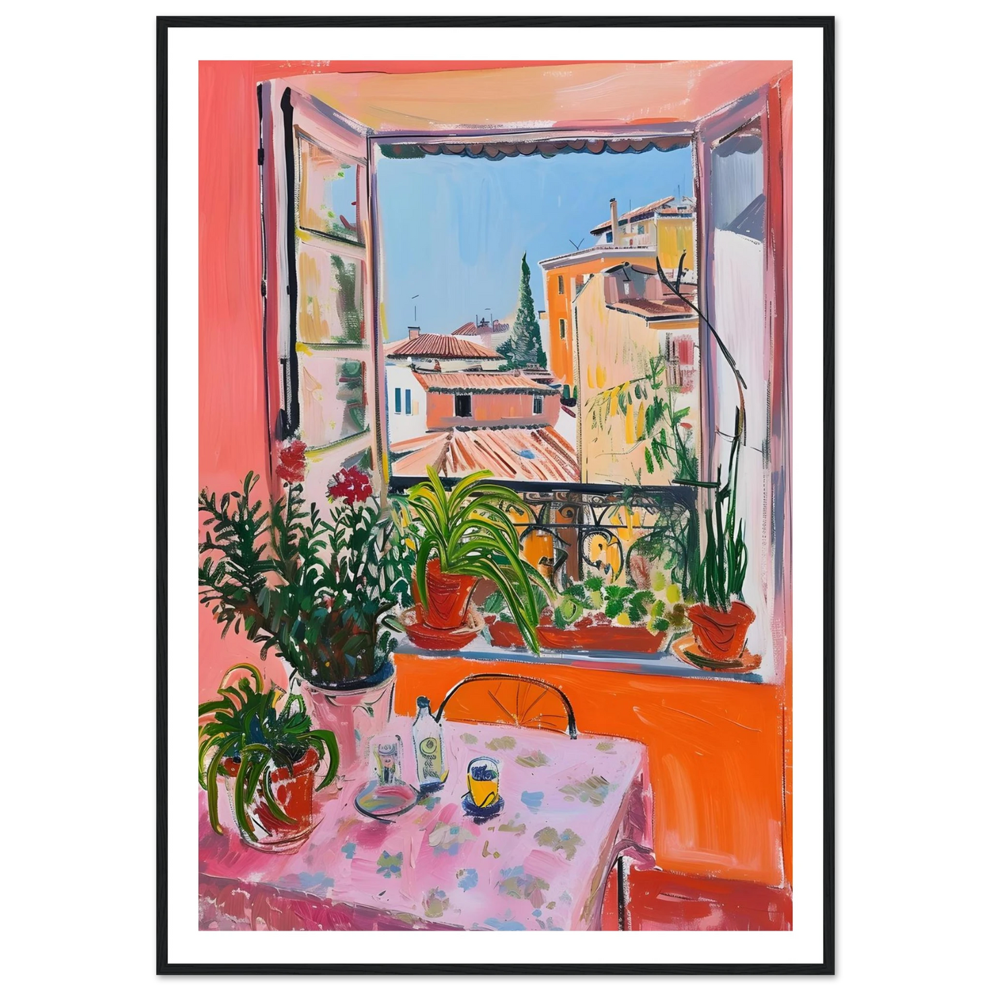 Sunny Window View - Poster - Arthena