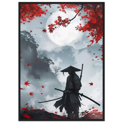 Crimson Leaves - Poster - Arthena