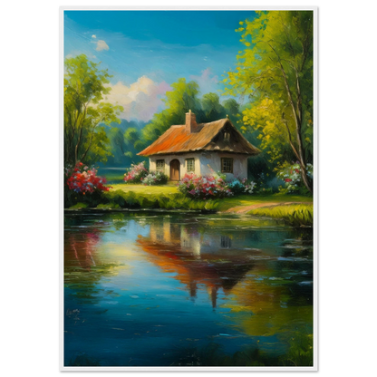 Serenity by the Lake - Poster - Arthena