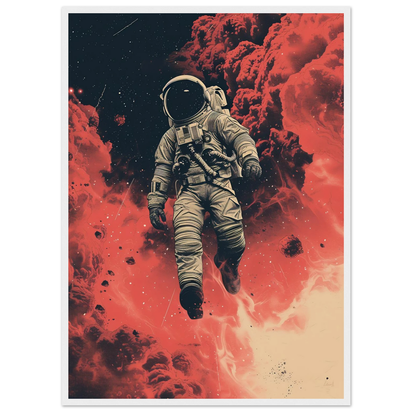 Scarlet Skies The Astronaut - Poster - Arthena