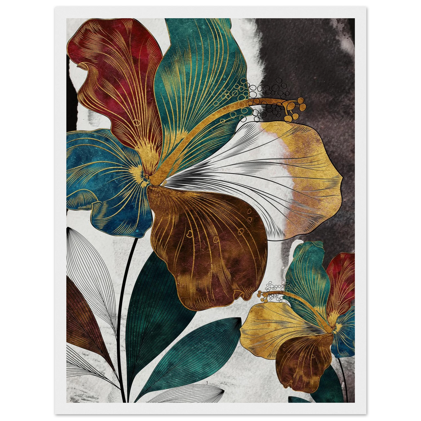 Golden Bloom Symphony - Poster - Arthena