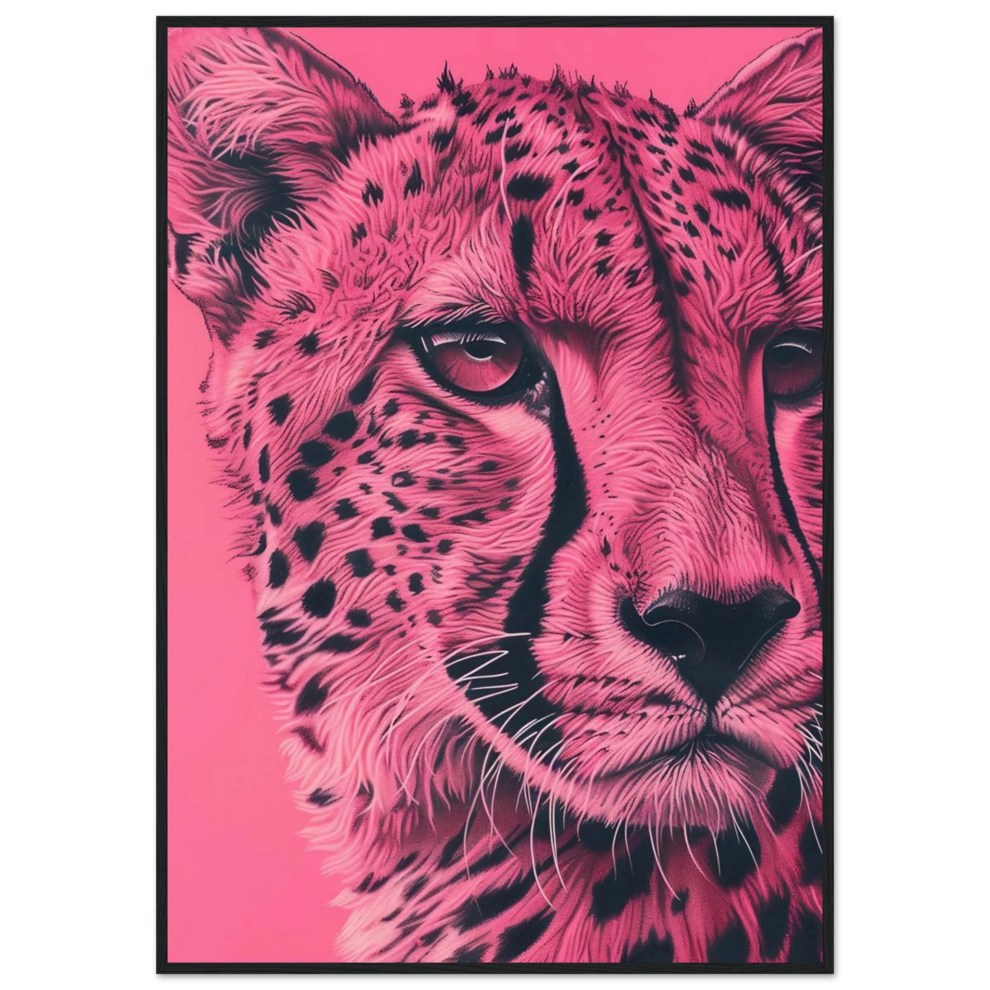 A Pink Cheetah - Poster - Arthena