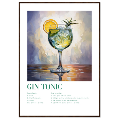 Gin Tonic - Poster - Arthena