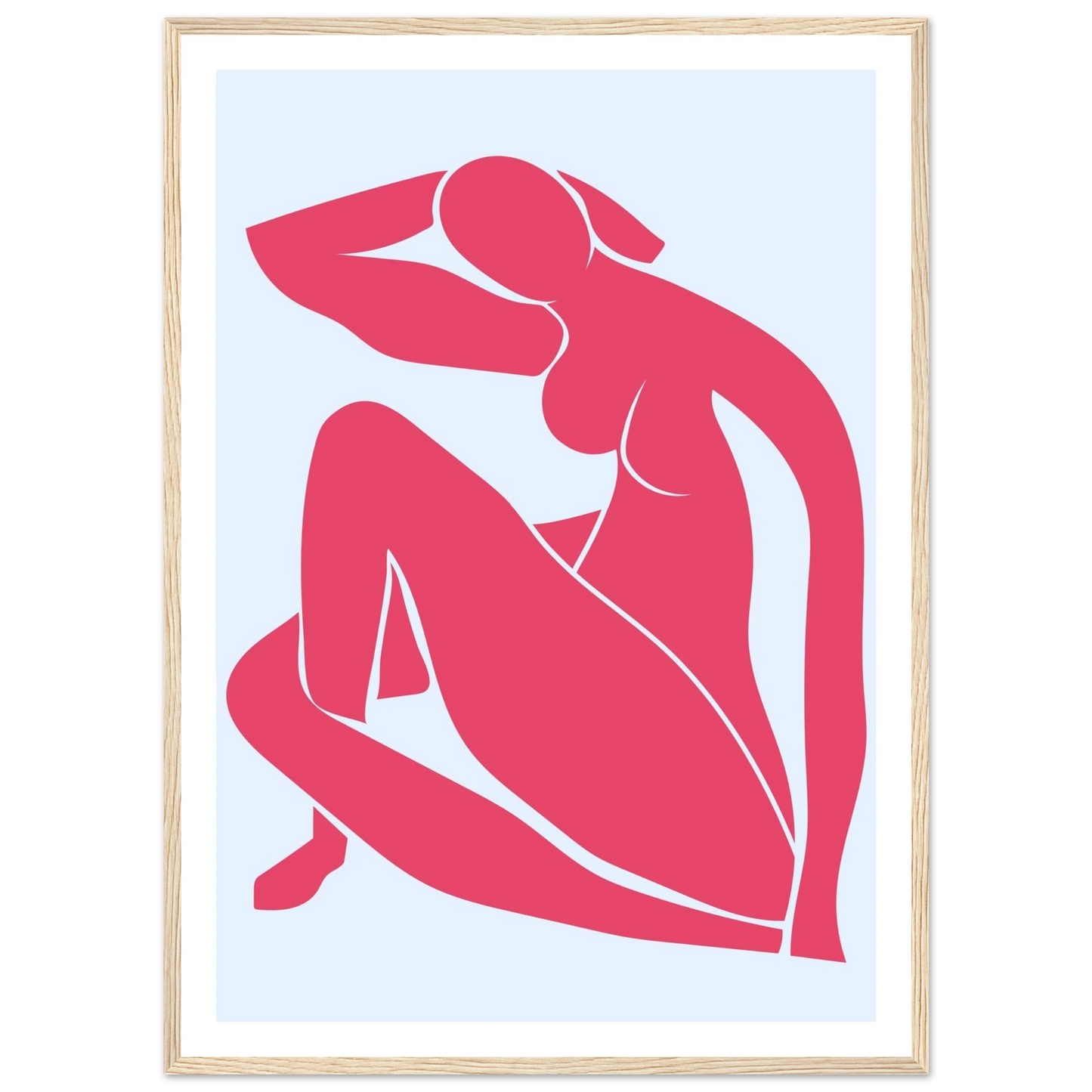 Body Positivity in Red - Poster - Arthena
