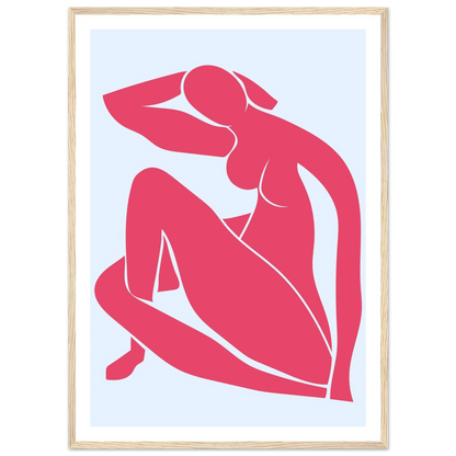 Body Positivity in Red - Poster - Arthena