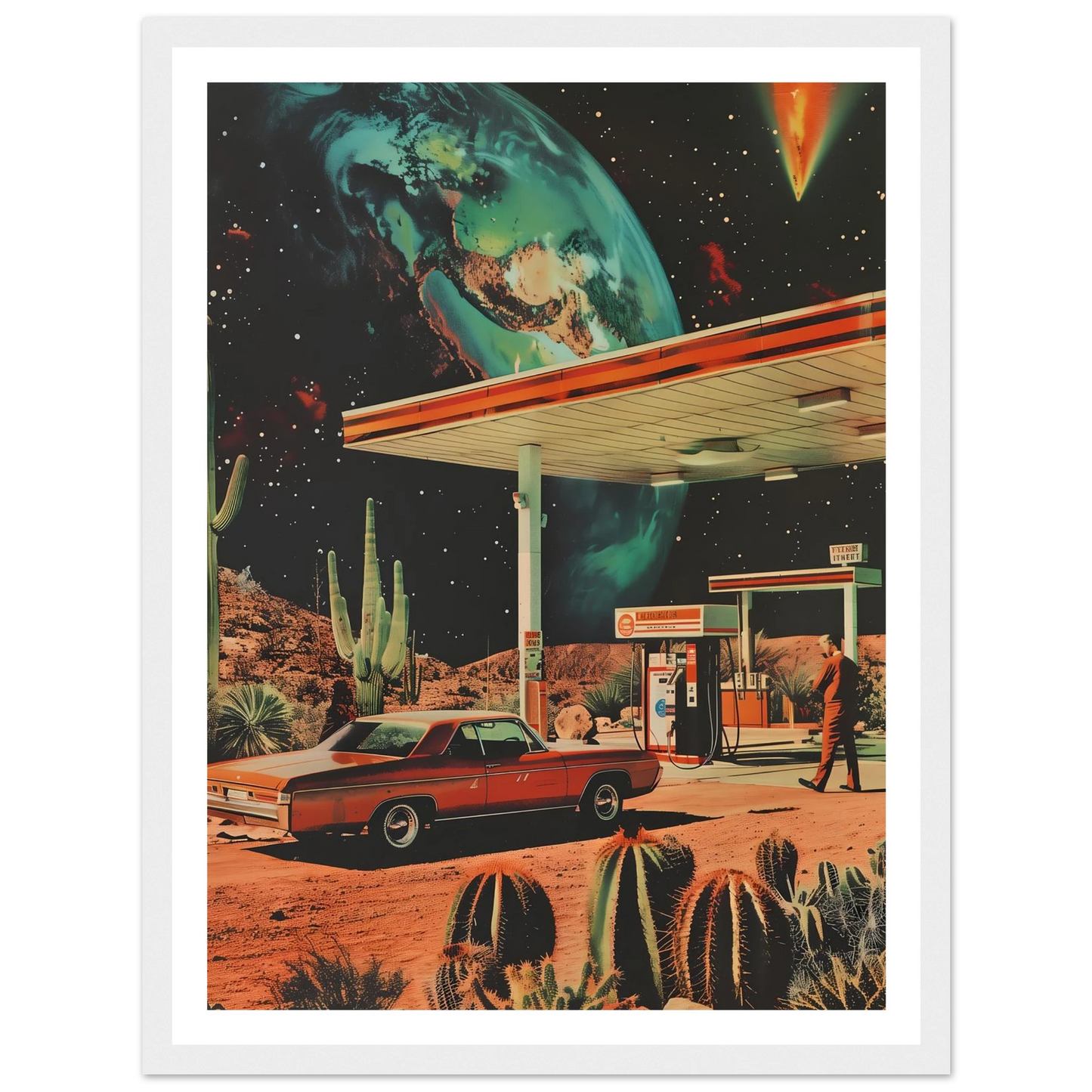 Interstellar Pit Stop - Poster - Arthena