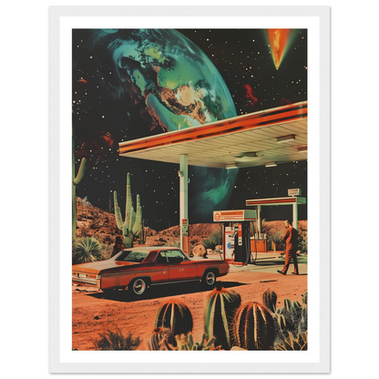 Interstellar Pit Stop - Poster - Arthena