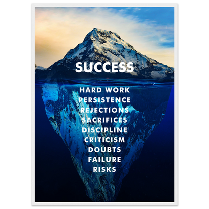 The Iceberg of Success - Poster - Arthena