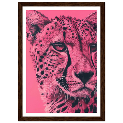 A Pink Cheetah - Poster - Arthena