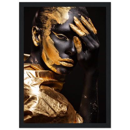 Eclipsed in gold - Poster - Arthena