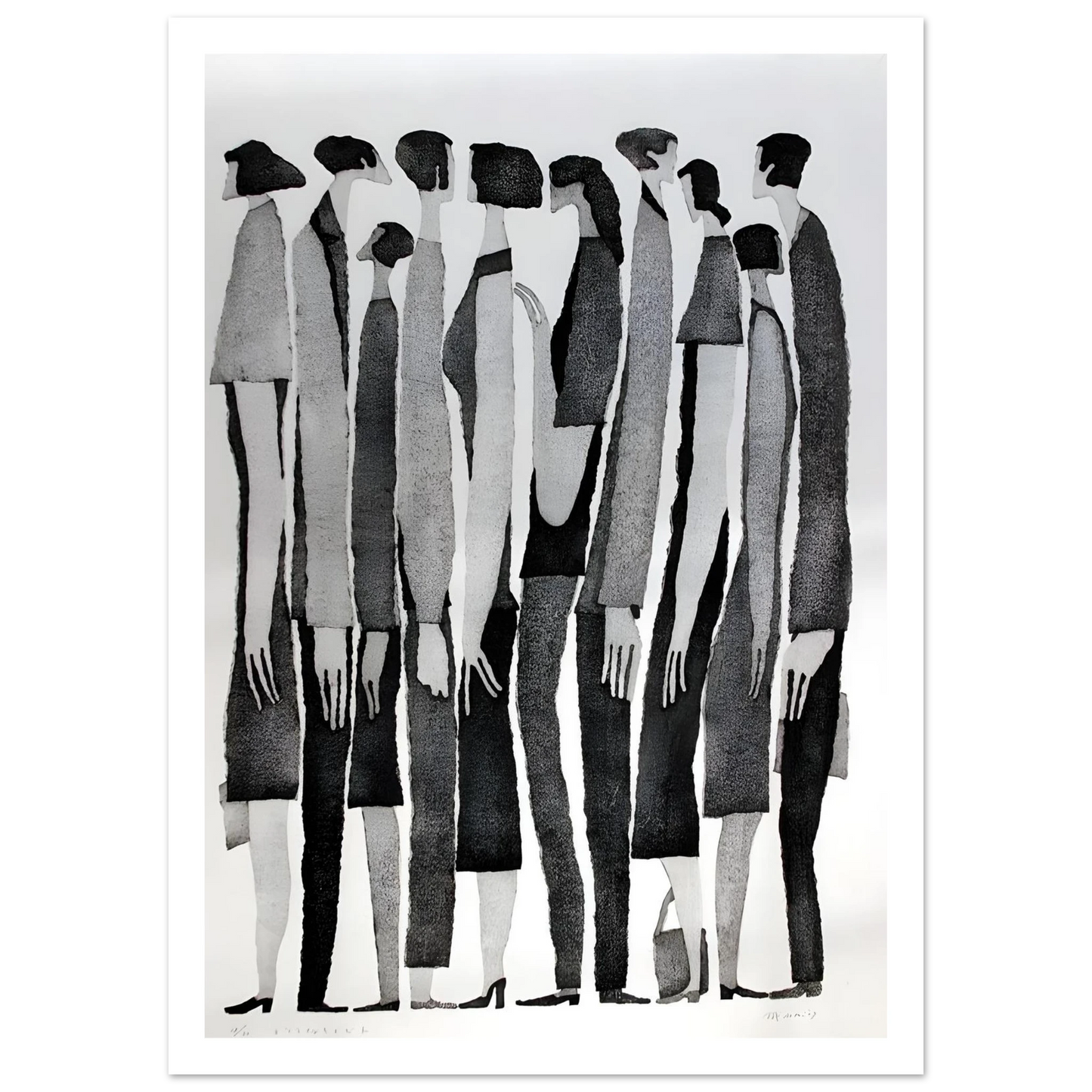 Silent Crowd - Poster - Arthena