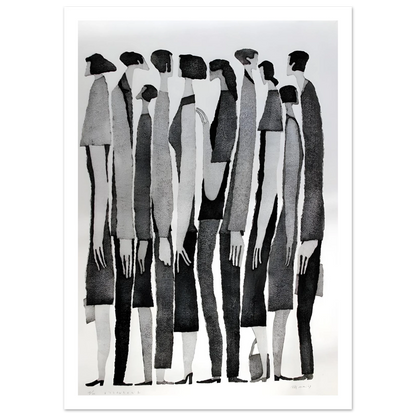 Silent Crowd - Poster - Arthena
