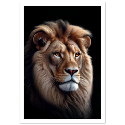 Majestic Lion - Poster - Arthena