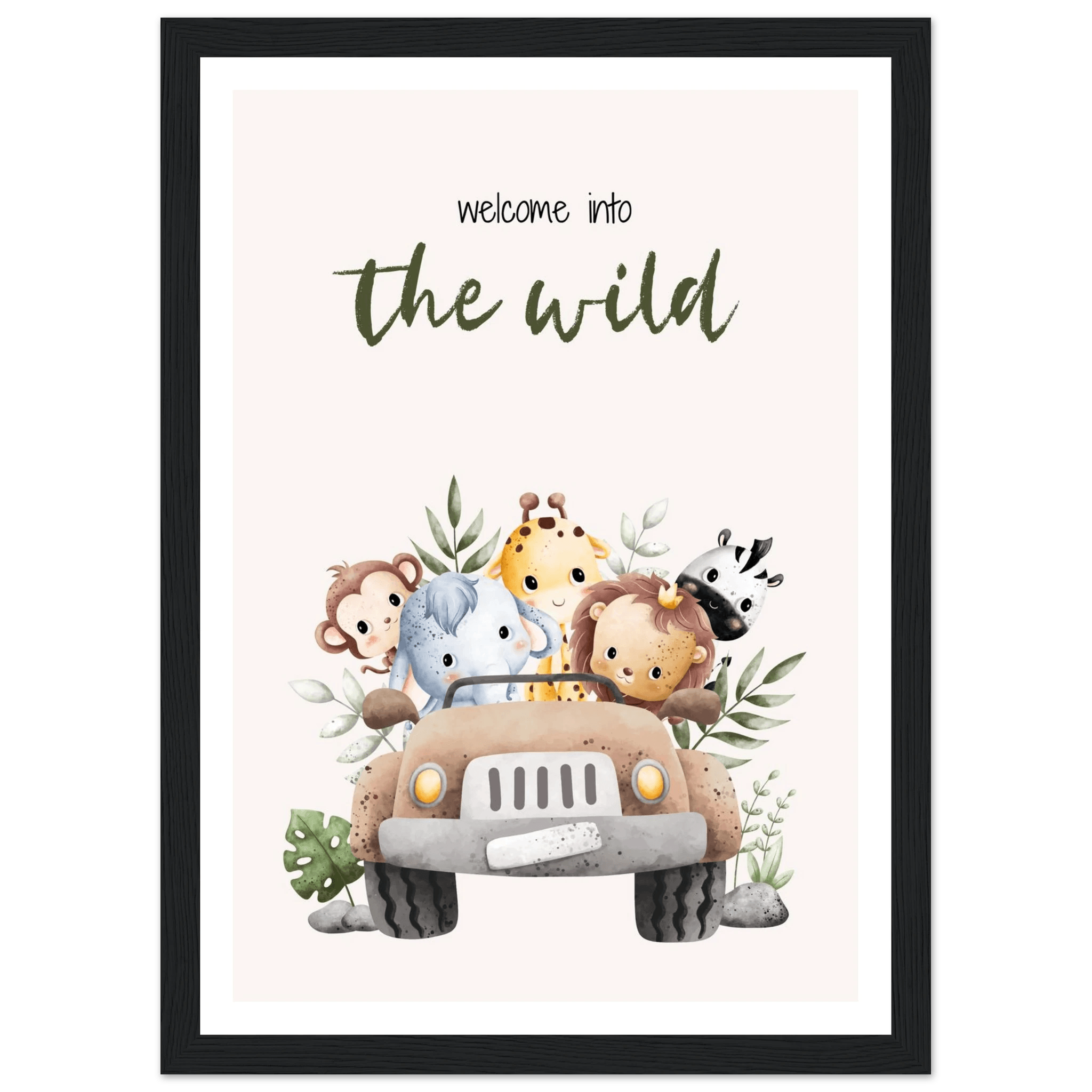 Welcome into the wild - Poster - Arthena