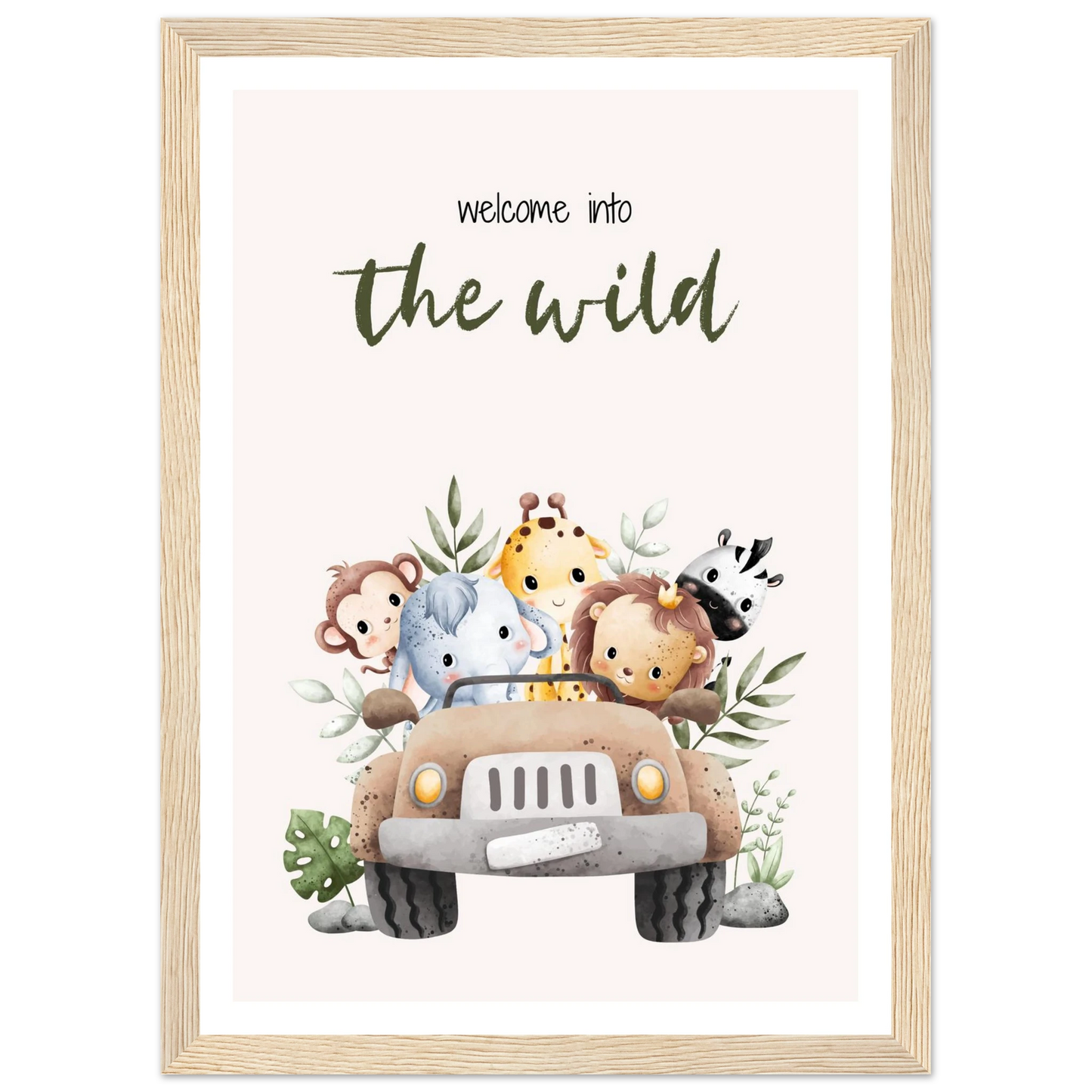 Welcome into the wild - Poster - Arthena