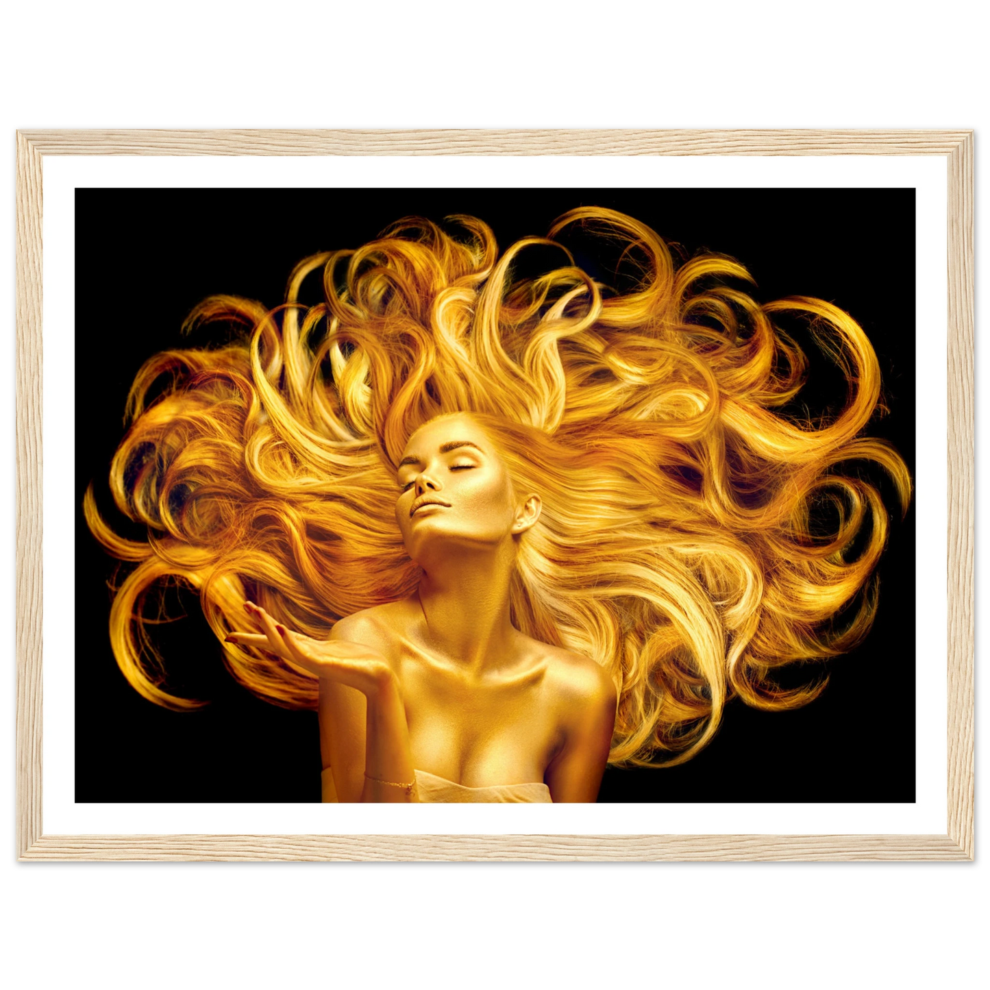 Golden Flow - Poster - Arthena