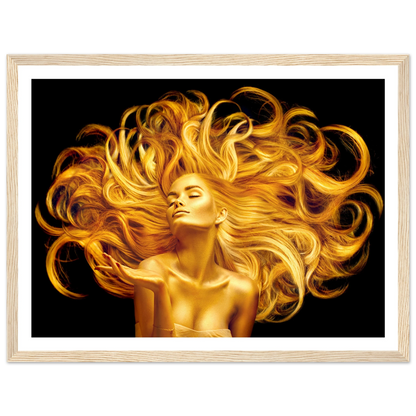 Golden Flow - Poster - Arthena