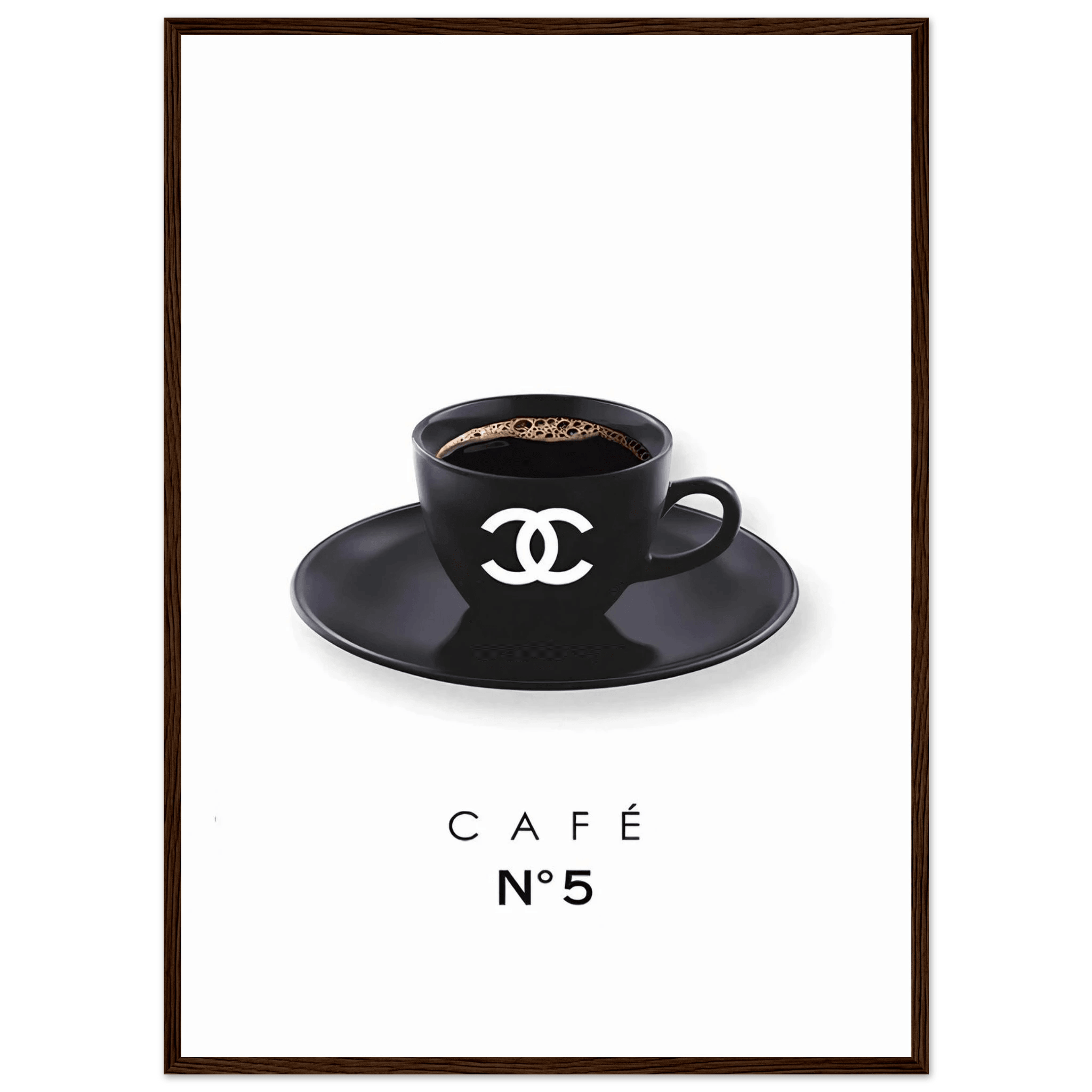 Coffee Chanel - Poster - Arthena