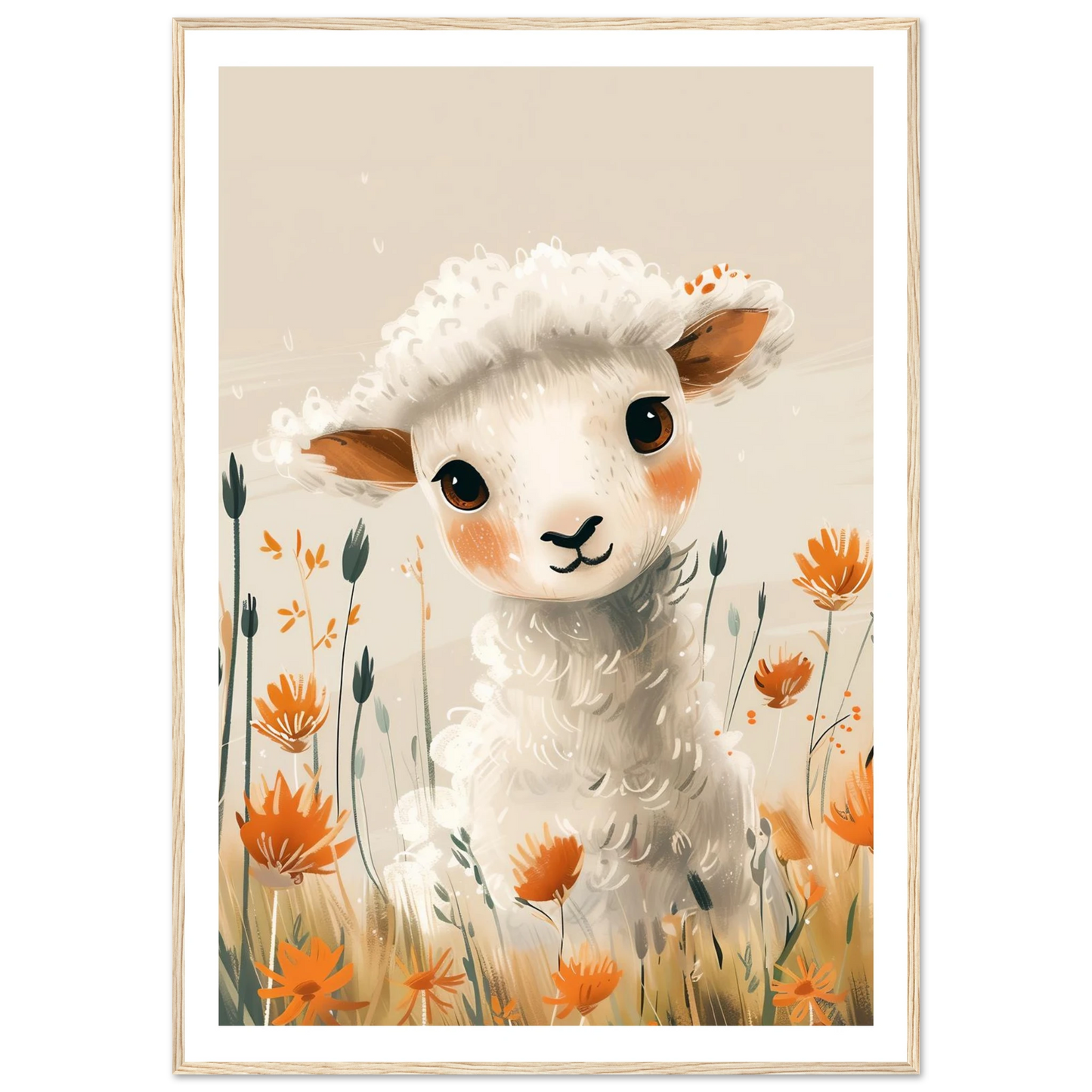 Baby Lamb - Poster - Arthena