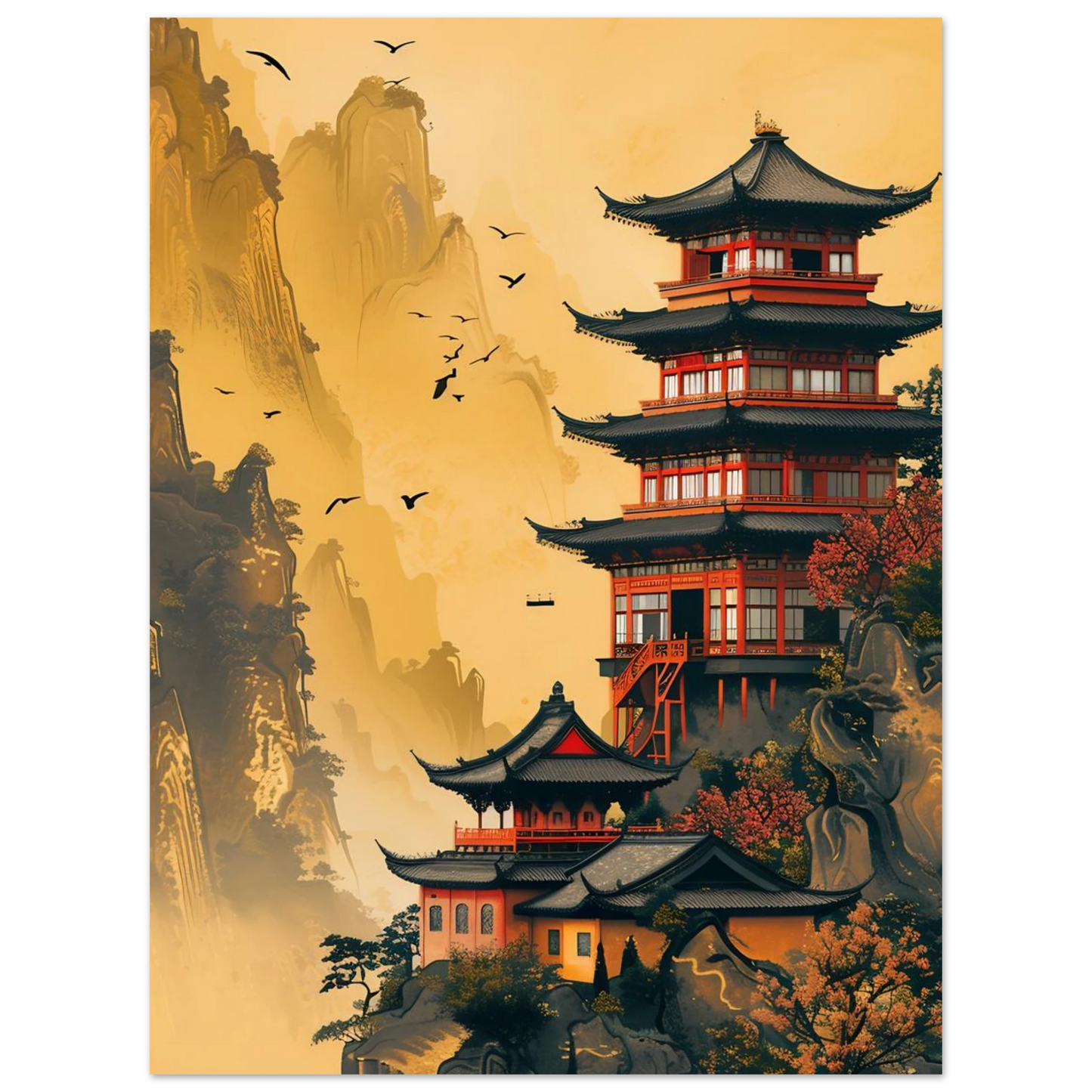 Temple of Tranquility - Poster - Arthena