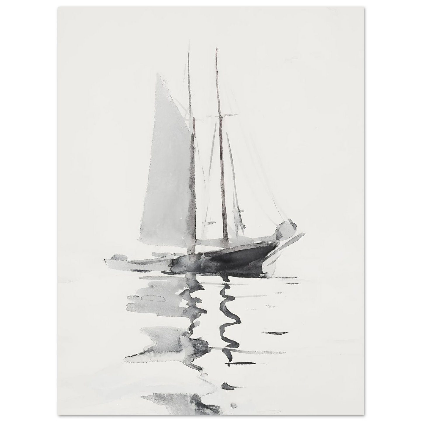 Abstract boat - Poster - Arthena
