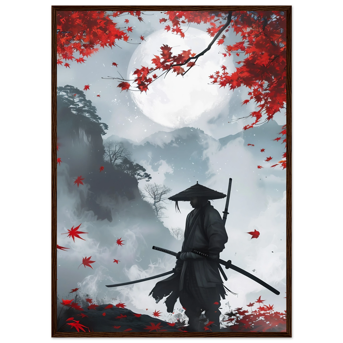 Crimson Leaves - Poster - Arthena
