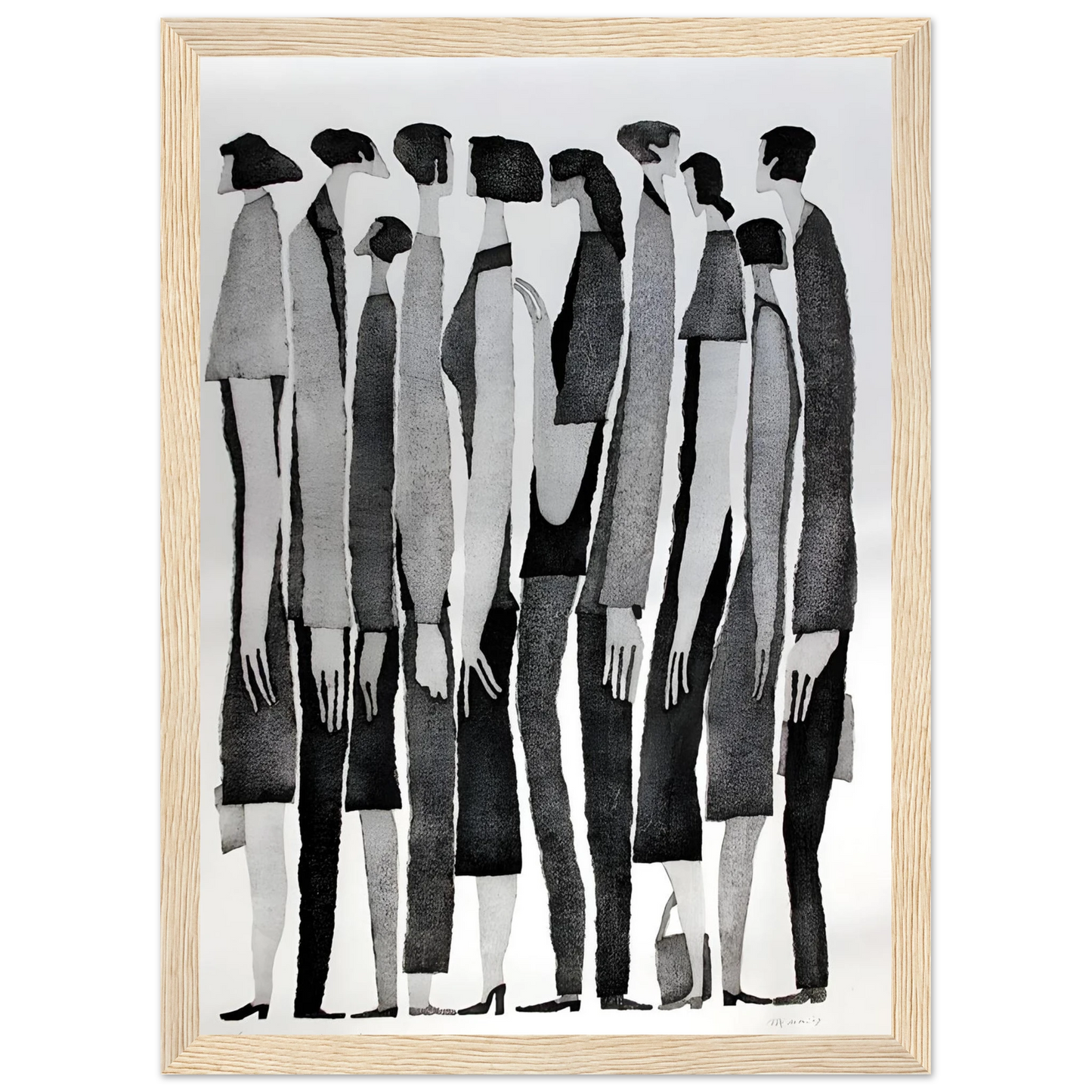 Silent Crowd - Poster - Arthena