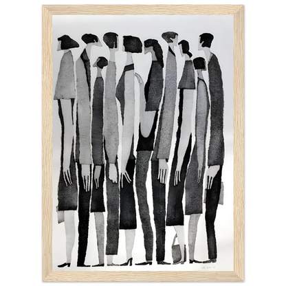 Silent Crowd - Poster - Arthena