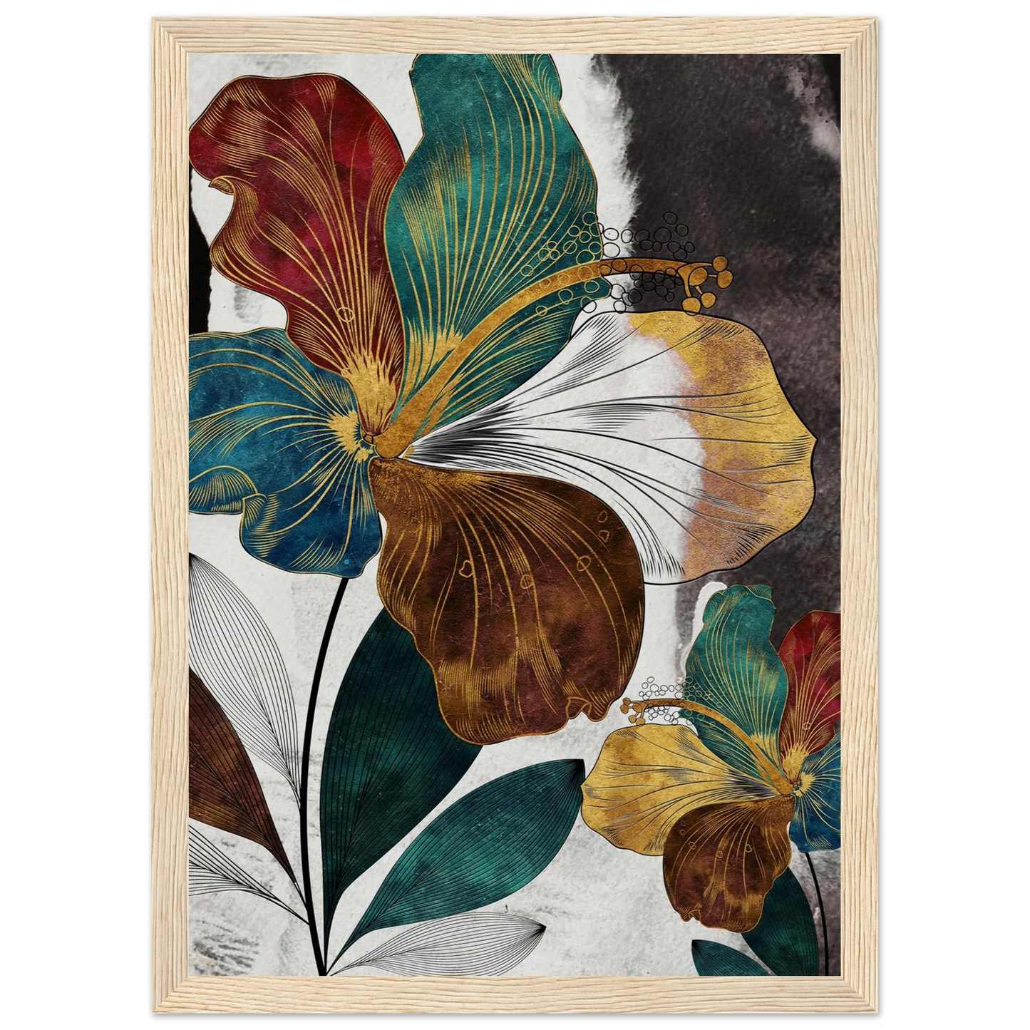 Golden Bloom Symphony - Poster - Arthena