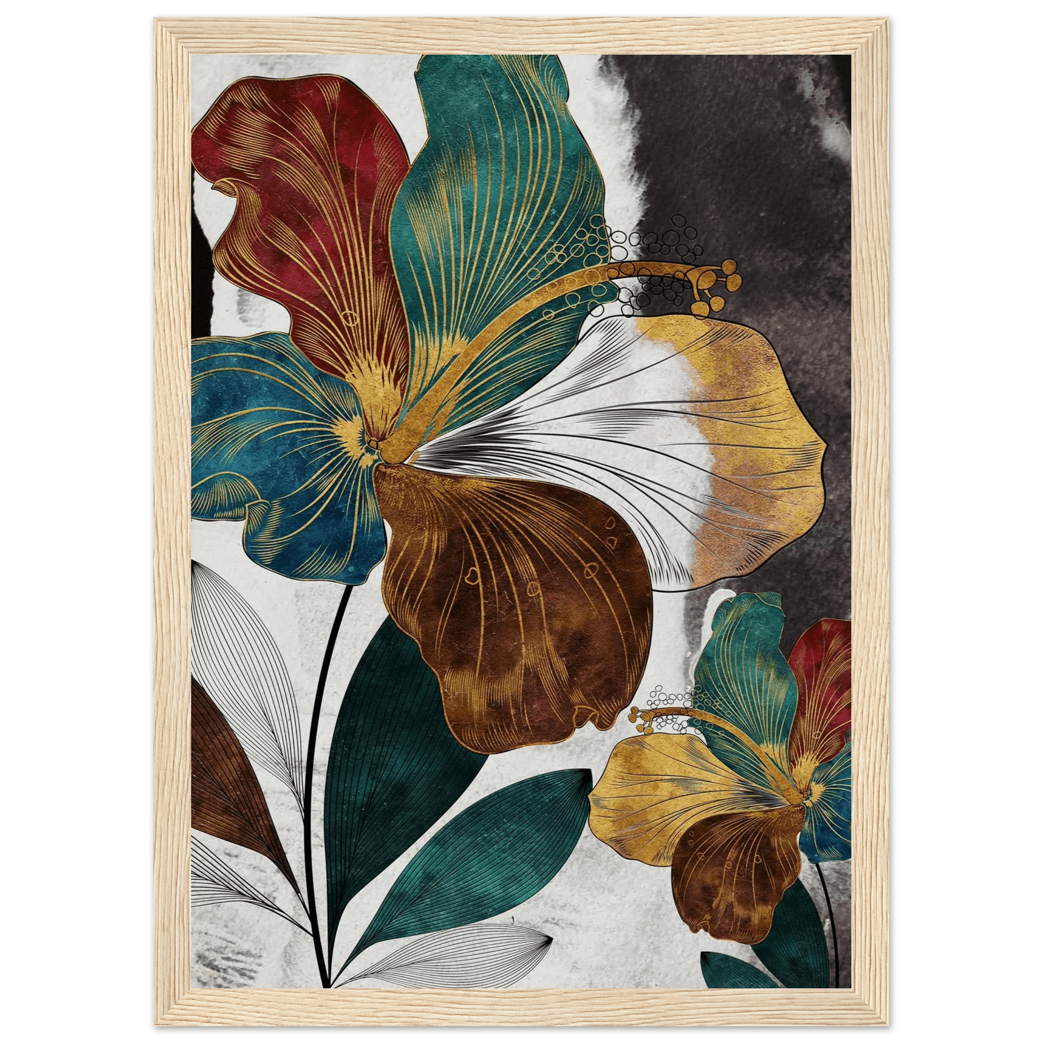 Golden Bloom Symphony - Poster - Arthena