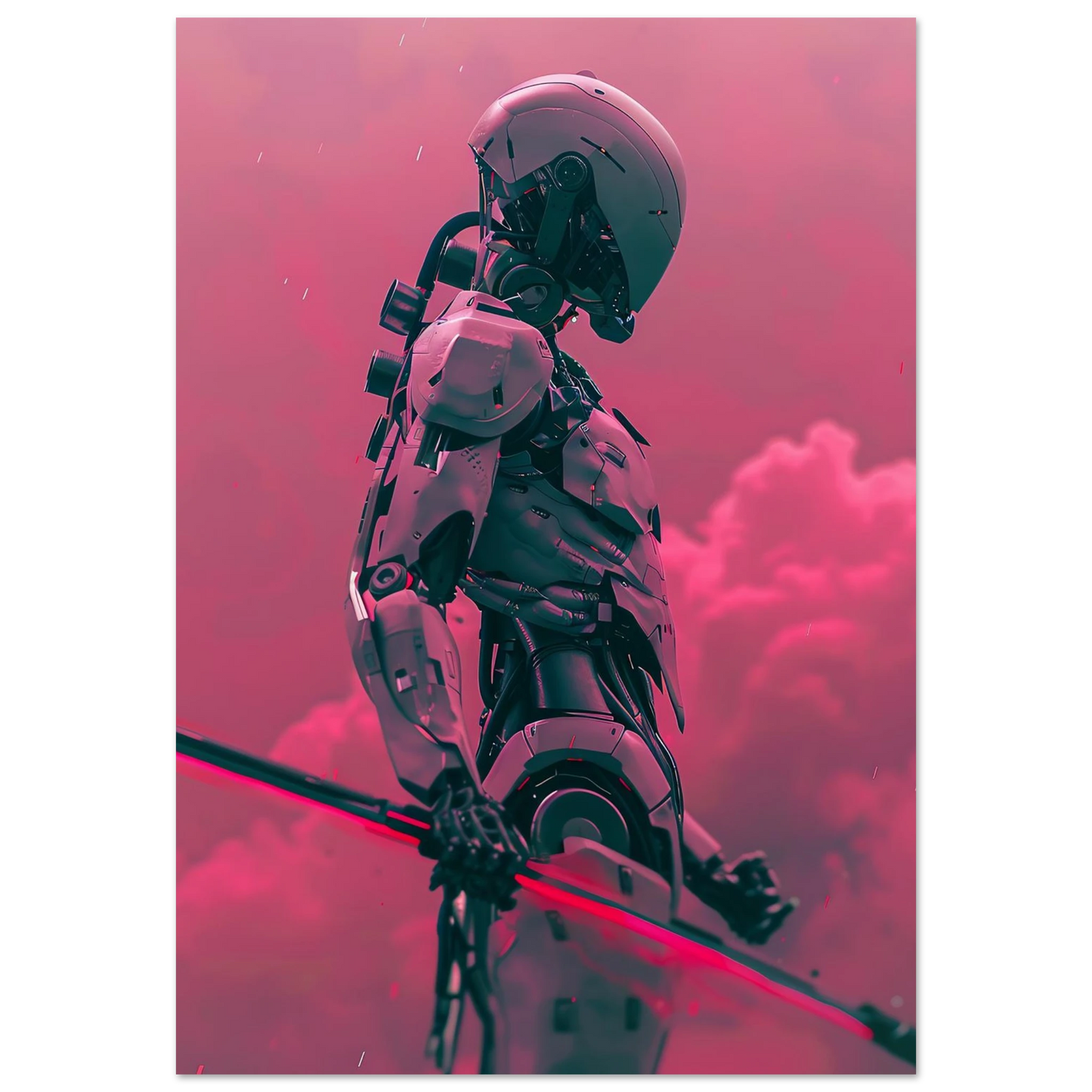 Battle Droid in the Rosy Mist - Poster - Arthena