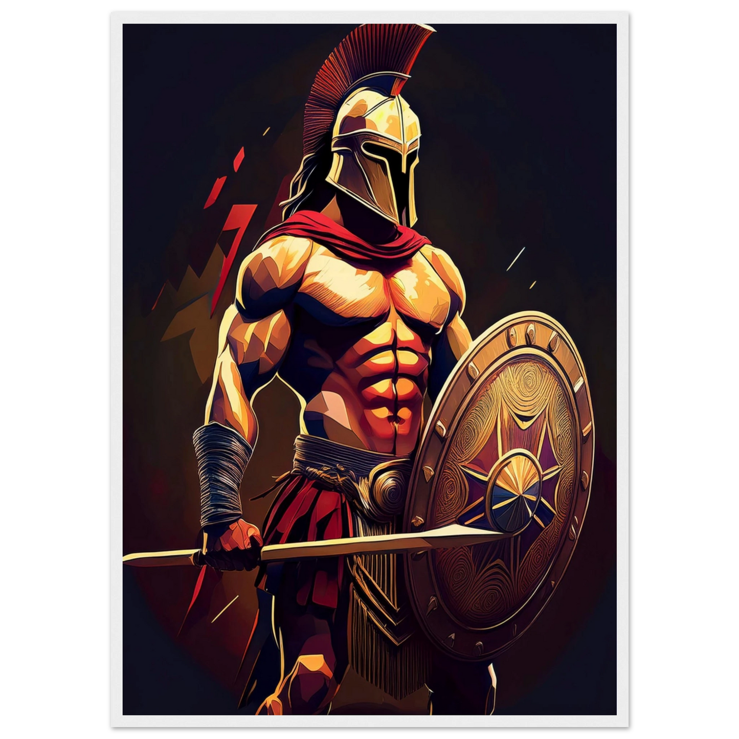 Spartan Warrior - Poster - Arthena
