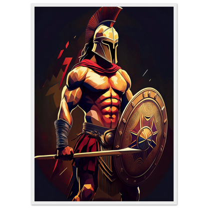 Spartan Warrior - Poster - Arthena