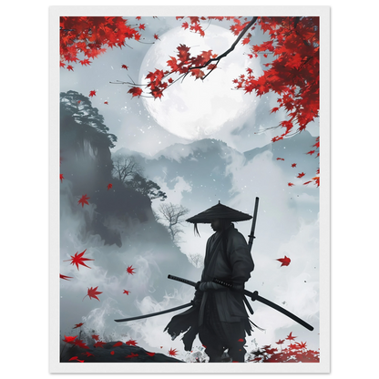 Crimson Leaves - Poster - Arthena