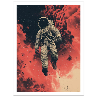 Scarlet Skies The Astronaut - Poster - Arthena