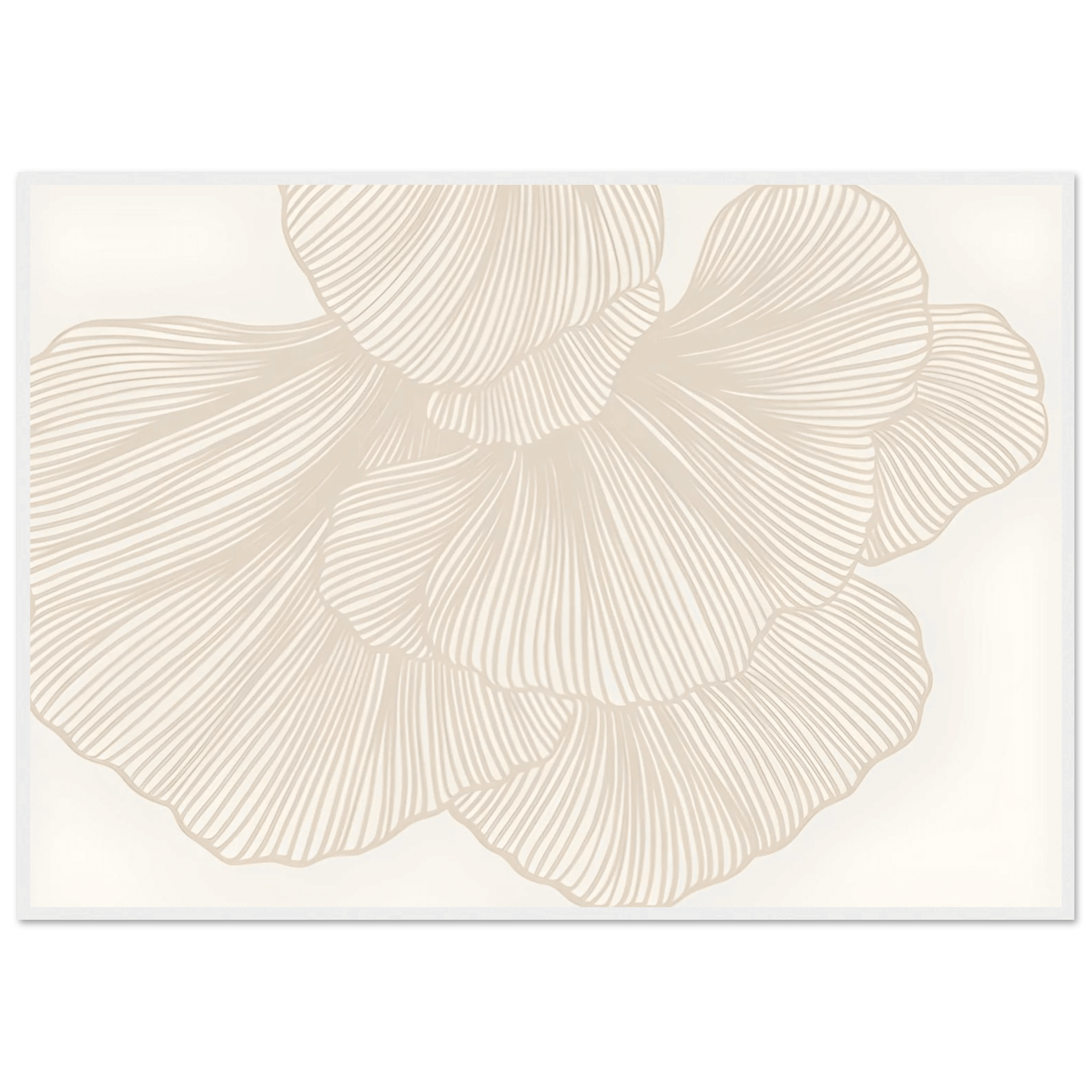 Flower Lines - Poster - Arthena