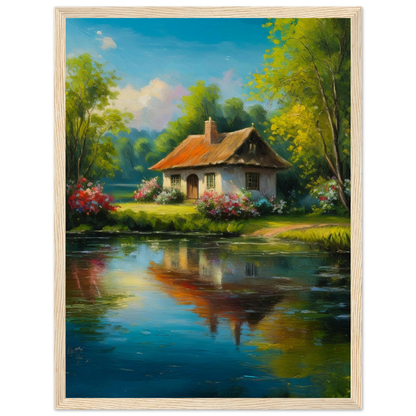 Serenity by the Lake - Poster - Arthena