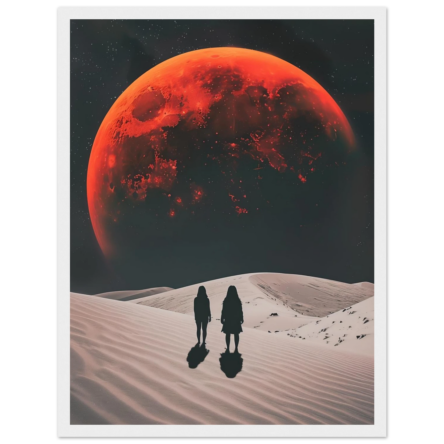 Two Gazes Towards the Unknown - Poster - Arthena