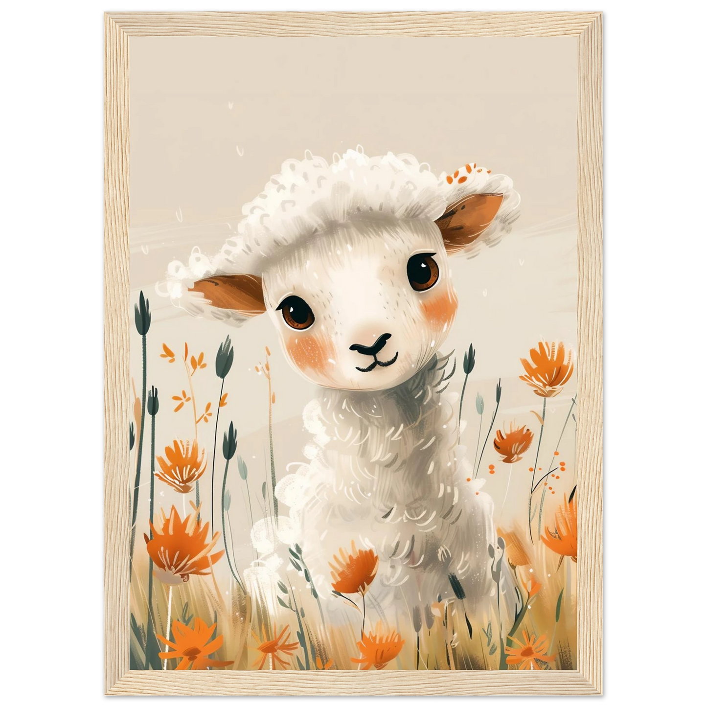 Baby Lamb - Poster - Arthena