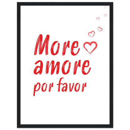 More Amore Por Favor - Poster - Arthena