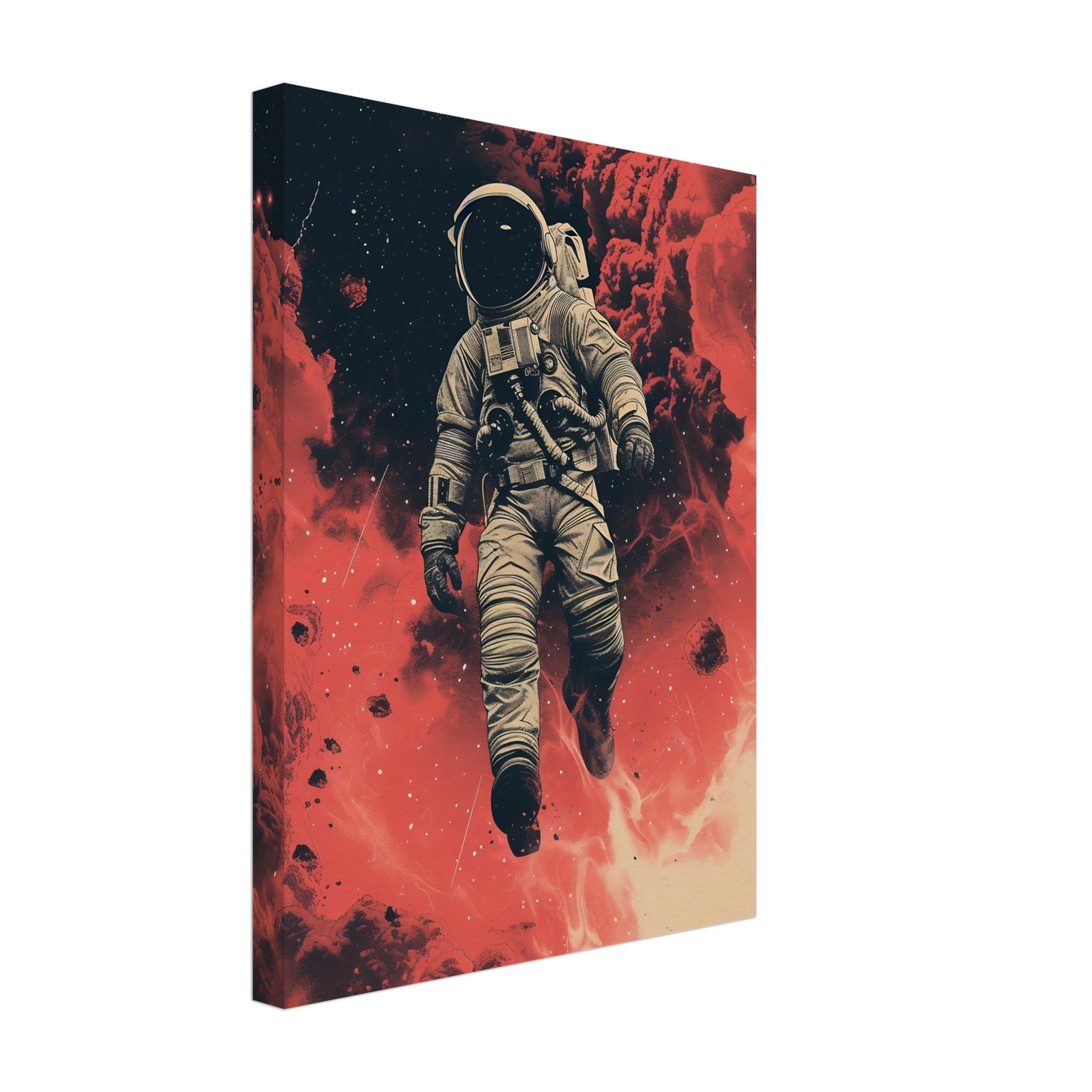 Den Astronaut Väggkonstmålningen | Arthena