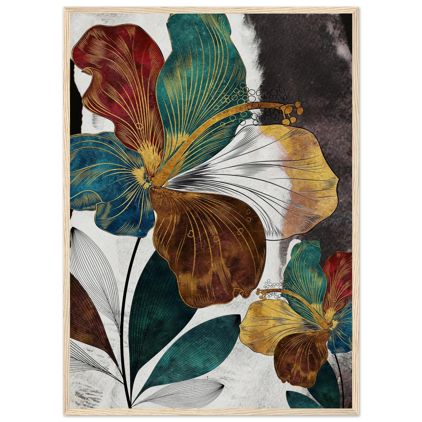 Golden Bloom Symphony - Poster - Arthena