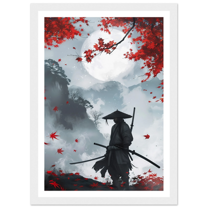 Crimson Leaves - Poster - Arthena
