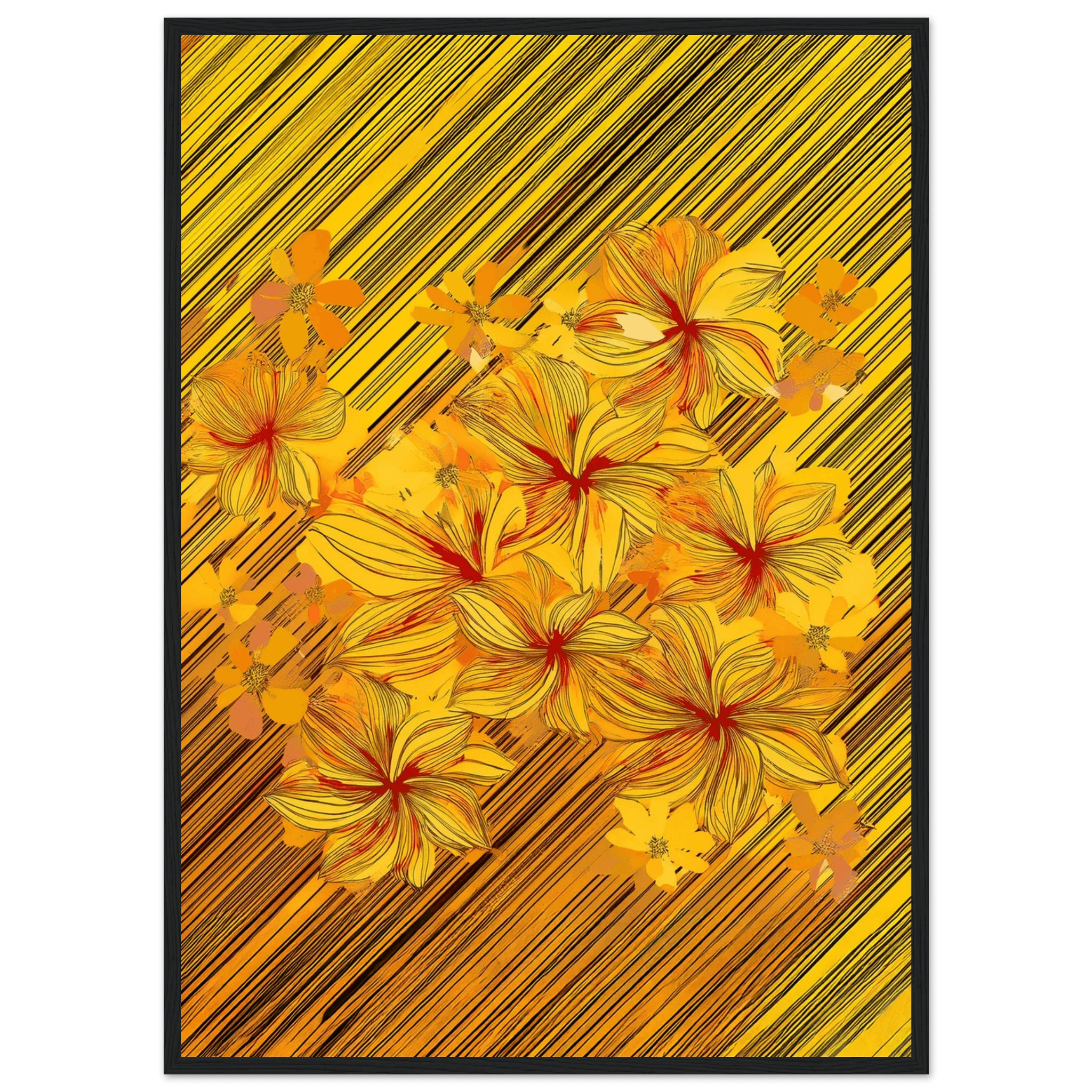 Golden Blossoms - Poster - Arthena